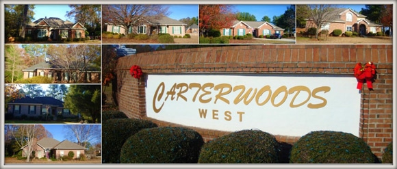 CarterWoods West Subdivision in Warner Robins Georgia 31088