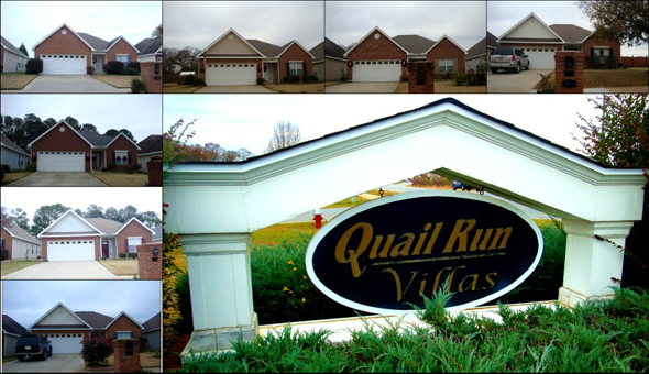 Quail Run Villas Subdivision in Warner Robins Georgia 31088 