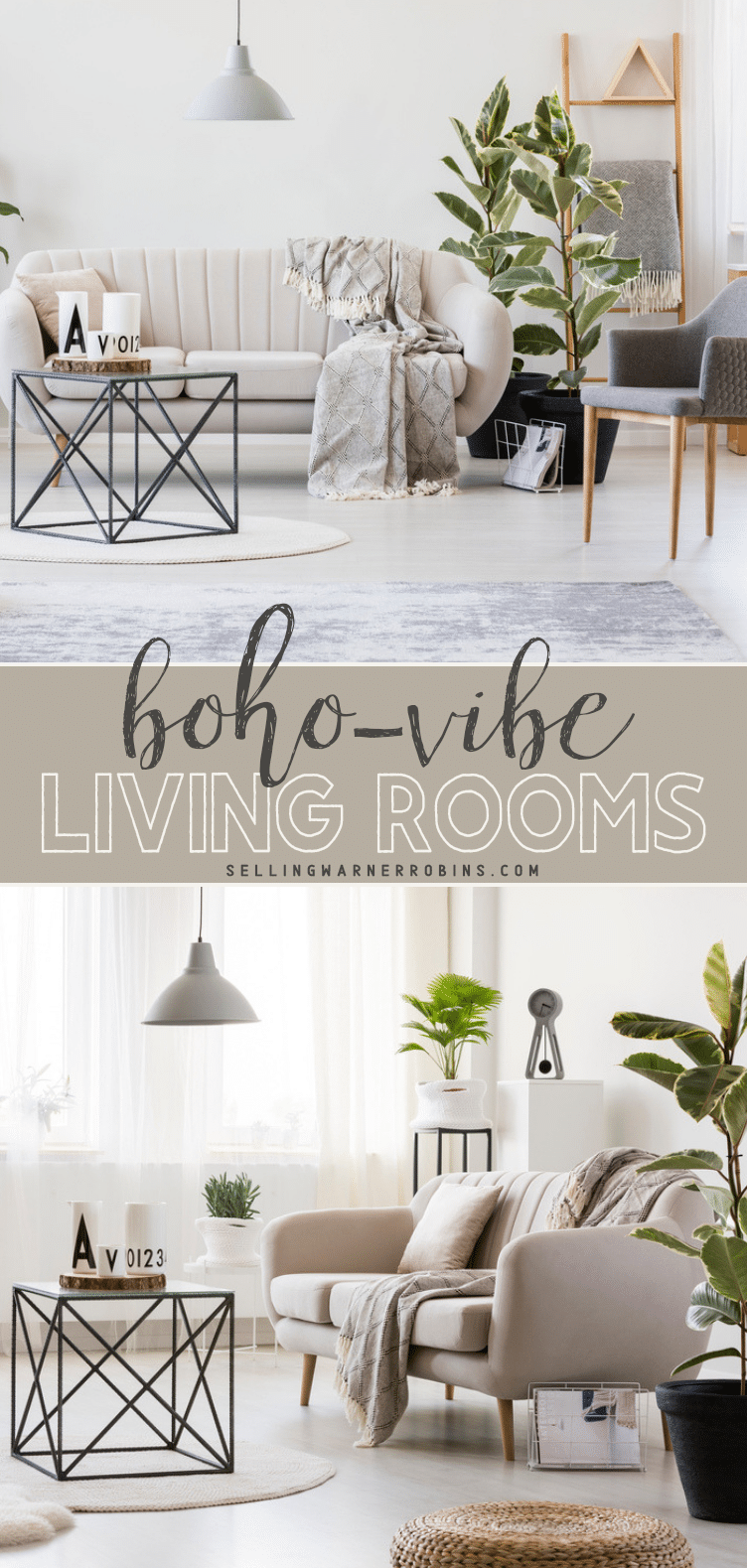 Boho-Vibe Living Room Ideas