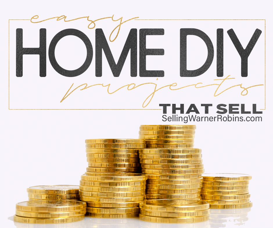 Take a look at these three easy DIY projects that can add value to your home and even increase your home's salability. #diyprojects #diyhomeremodeling #homeprojects #realestate #sellmyhome #homeimprovement